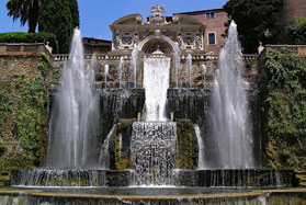 Villa d'Este en Tivoli - Informacin de Inters