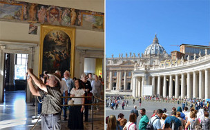 Excursions Guides de Groupe Muses du Vatican, Chapelle Sixtine et Saint-Pierre